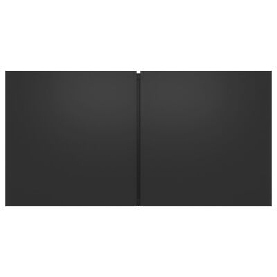 vidaXL Viseče TV omarice 3 kosi črne 60x30x30 cm