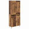 vidaXL Visok predalnik Star les 69,5 x 34 x 180 cm Konstruiran les