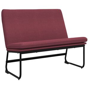 vidaXL Klop vinsko rdeča 100x75x76 cm blago