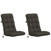 vidaXL 2-delne blazine za visok naslon VIANEN 2 pcs 100% poliester