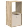 vidaXL Nočna omarica Sonoma hrast 35 x 32 x 68,5 cm Inženirski les