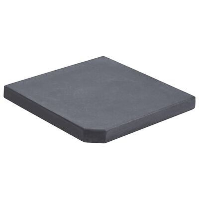 vidaXL Utežna plošča za senčnik granit kvadratna 25 kg