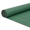 vidaXL Vrtna ograja dvostranska zelena 1,8x3 m PVC