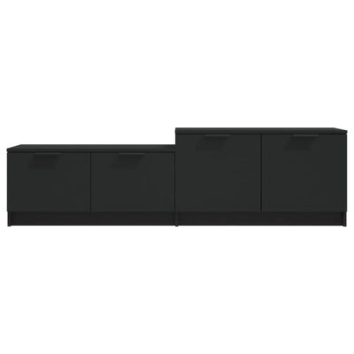 vidaXL TV omarica črna 158,5x36x45 cm konstruiran les