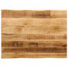 vidaXL Mizna plo&scaron;ča z naravnim robom 90x60x2,5 cm trden robusten mango