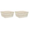 vidaXL Vrtne mize 2 kosa 60x60x30 cm impregnirana smrekovina