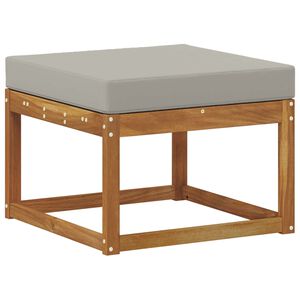 vidaXL Zunanji puf Masiven les akacije Naravna