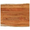 vidaXL Mizna plo&scaron;ča 90x80x2,5 cm pravokotna akacija naraven rob