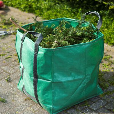 Nature Vrtna vreča za odpadke kvadratna zelena 325 L