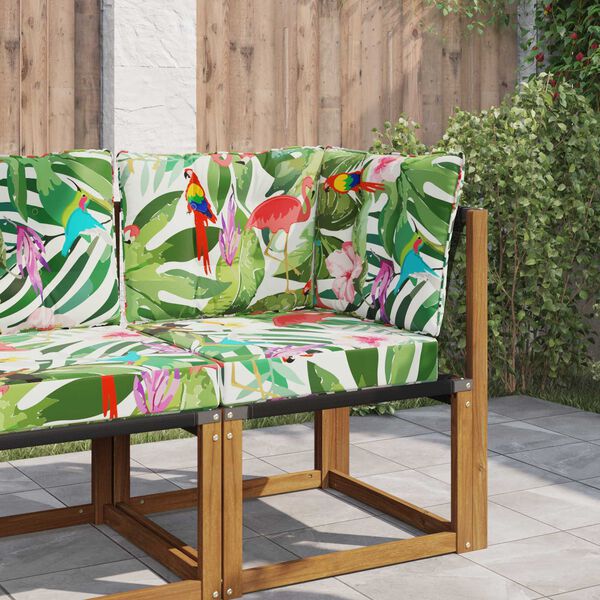 vidaXL Zunanja blazina za kavč 3 pcs barvito Poliester