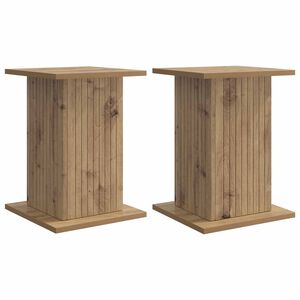 vidaXL Stojalo za rastline 2 pcs Artisan hrast 30,5 x 30 x 43 cm