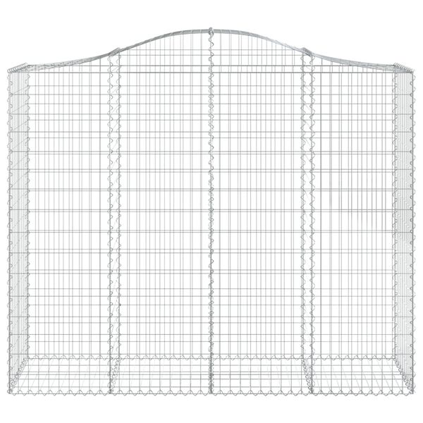 vidaXL Obokane gabion ko&scaron;are 13kosi 200x50x160/180 cm pocinkano železo