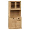 vidaXL Visoka omara VIGO 78x40x175 cm trdna borovina