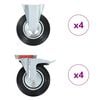 vidaXL Kolesa 8 kosov 200 mm