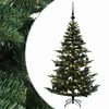 vidaXL Umetna božična jelka z bučko 120 cm 150 LED Toplo bela
