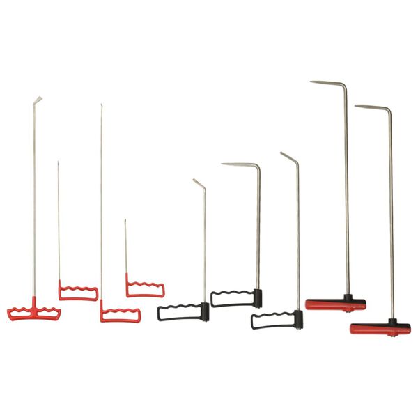 vidaXL Komplet palic za popravilo udrtin brez lakiranja 9 kosov jeklo