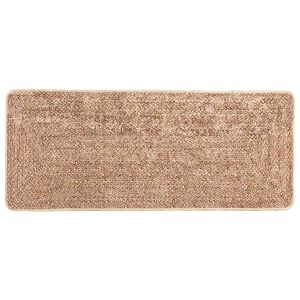 vidaXL Preproga runner MARSA Rumena 50 x 100 cm Poliester in PVC