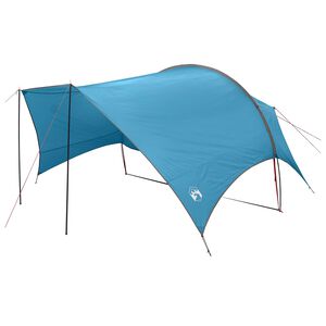 vidaXL Vodoodporen kamperski tarp Modra 550 x 400 x 230 cm