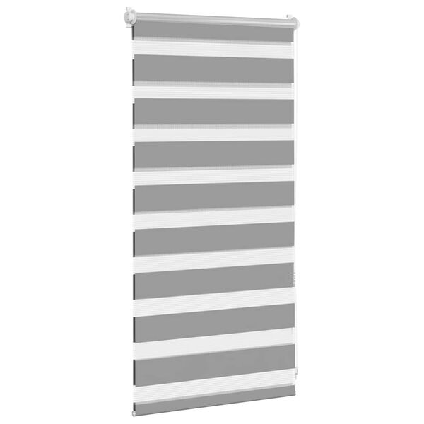 vidaXL Zebra senčilo 40,9 x 100 cm, &scaron;irina blaga 36,7 cm, sivo