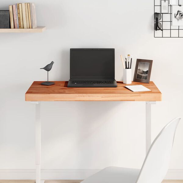 vidaXL Mizna plošča 80x40x4 cm pravokotna trdna bukovina