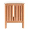 vidaXL Kopalniški stolček 40,5x40x52 cm trdna orehovina
