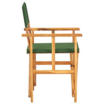 vidaXL Režiserski stoli 2 kosa trden akacijev les zeleni