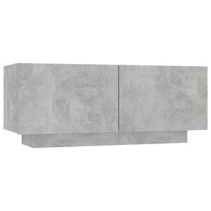 vidaXL Nočna omarica betonsko siva 100x35x40 cm iverna plo&scaron;ča