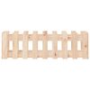 vidaXL Vrtna visoka greda z ograjico 100x30x30 cm trdna borovina