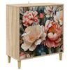 vidaXL Strani &scaron;al BORNE Sonoma 69 x 33 x 75 cm Inženirski les