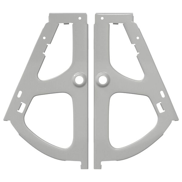 vidaXL Tečaj za zložljive predale 12 pcs srebrna 235 x 155 x 30 mm