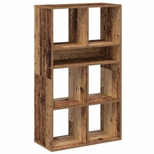 vidaXL Knjižna omara starinski les 66x31x112 cm inženirski les