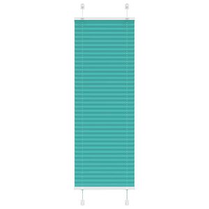 vidaXL Plisirana žaluzija Petrol Green 40x100 cm &Scaron;irina tkanine