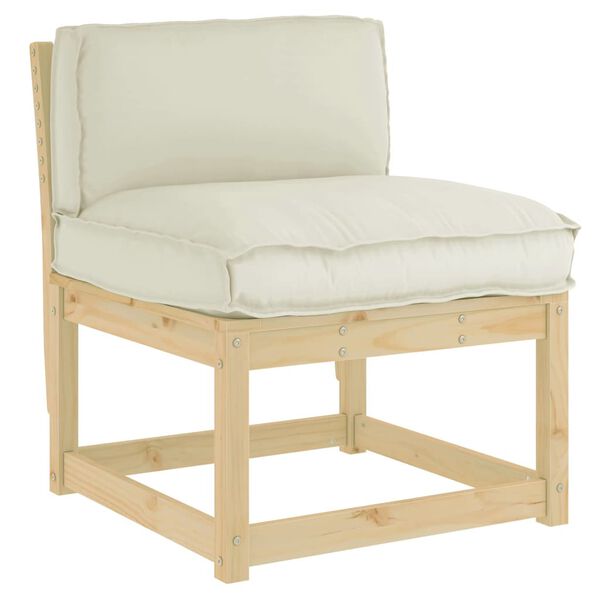 vidaXL Blazina krema 70 x 40 x 12 cm Oxford tkanina