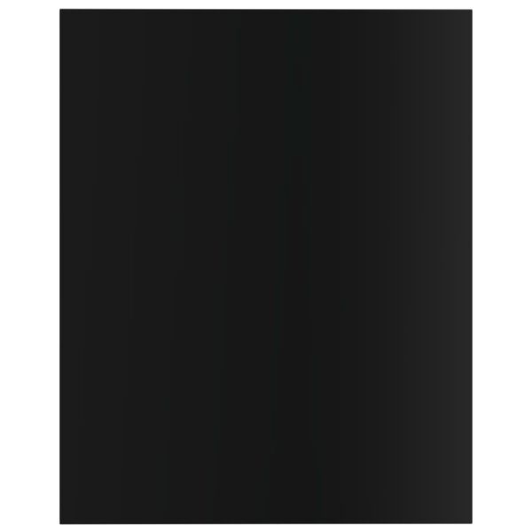 vidaXL Dodatne police za omaro 4 kosi visok sijaj črne 40x50x1,5 cm