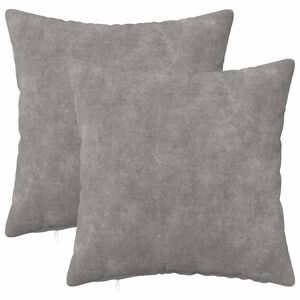 vidaXL Prevleka za blazino 2 pcs HEERLEN Svetlo siva 30 x 30 cm