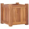 vidaXL Visoka greda 30x30x30 cm trdna tikovina