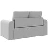 vidaXL Sofa postelja 60cm Oblačno siva blago