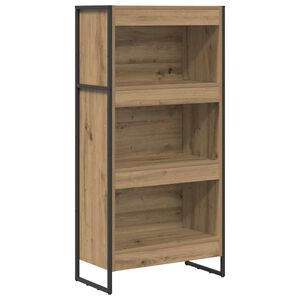 vidaXL Knjigovni omar 60 x 30 x 121 cm Inženirski les Oreh