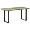 vidaXL Jedilna miza 160x80x75 cm trden predelan les