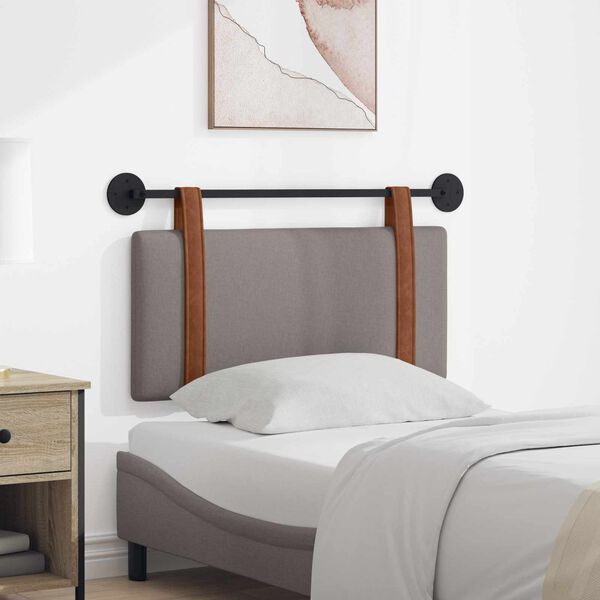 vidaXL Visoki naslon za glavo Taupe 90 x 55 x 5 cm Antikni PU