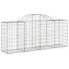 vidaXL Obokane gabion košare 25 kosov 200x50x80/100 cm cinkano železo
