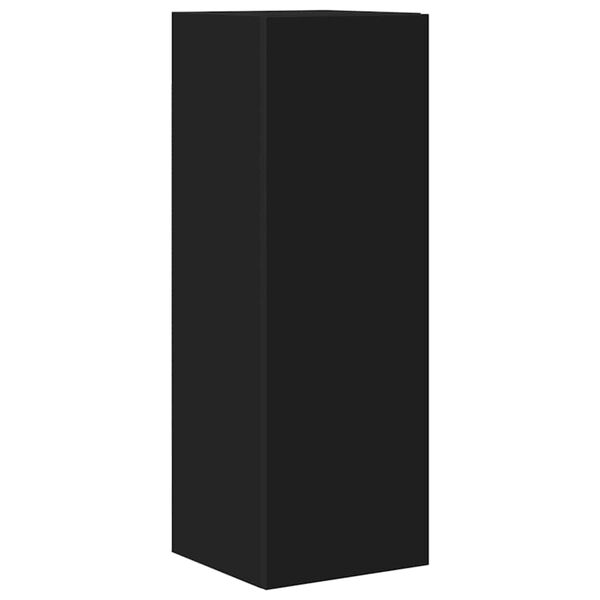 vidaXL Komplet TV omaric 5-delni črn inženirski les