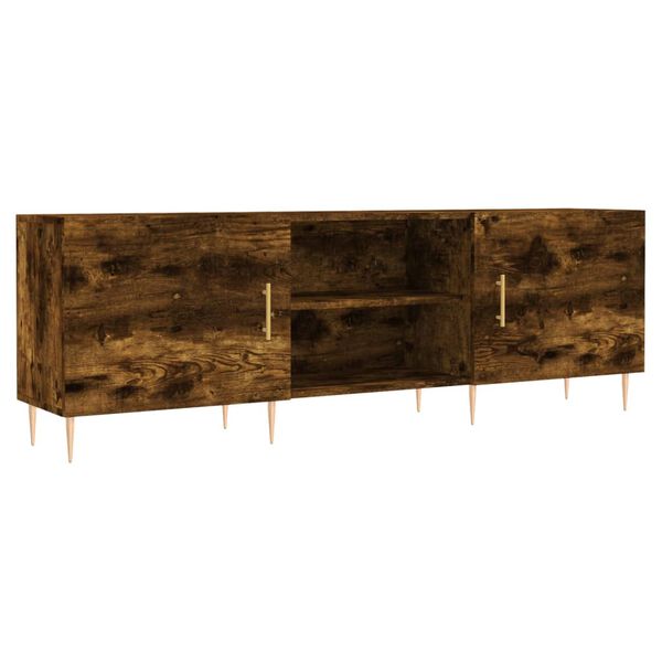 vidaXL TV omarica dimljeni hrast 150x30x50 cm inženirski les