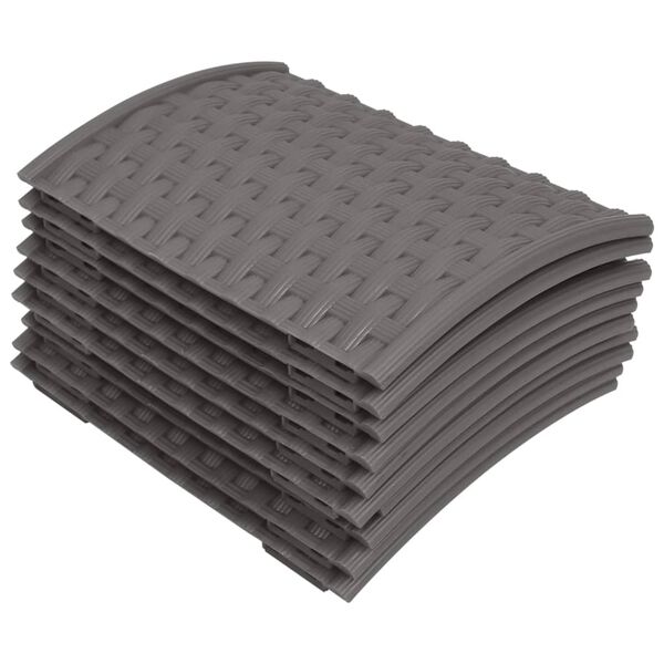 vidaXL Podloga za novoletno jelko rjava &Oslash;65x19,5 cm