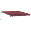 vidaXL Avtomatsko zložljiva tenda bordo 300x250 cm