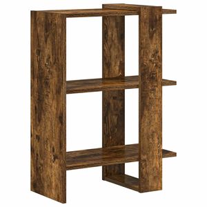 vidaXL Knjižna polica 2 ravni 52 x 25 x 71,5 cm Inženirski les