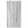 vidaXL Pisalna miza siva sonoma 90x45x76 cm konstruiran les