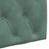 vidaXL Visoki naslon za glavo Morsko zelena 170 x 55 x 7 cm Žamet