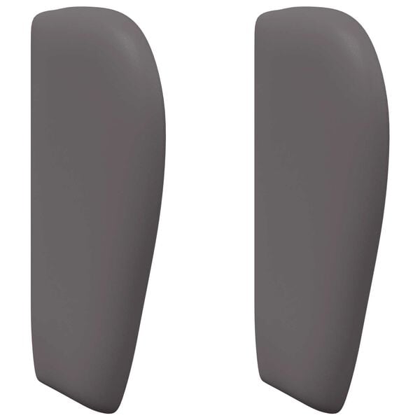 vidaXL U&scaron;esni vzglavnik Dim Siva 40 x 23 x 6 cm PVC