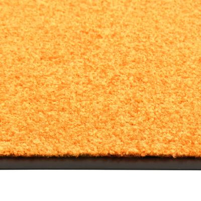 vidaXL Pralni predpražnik oranžen 120x180 cm